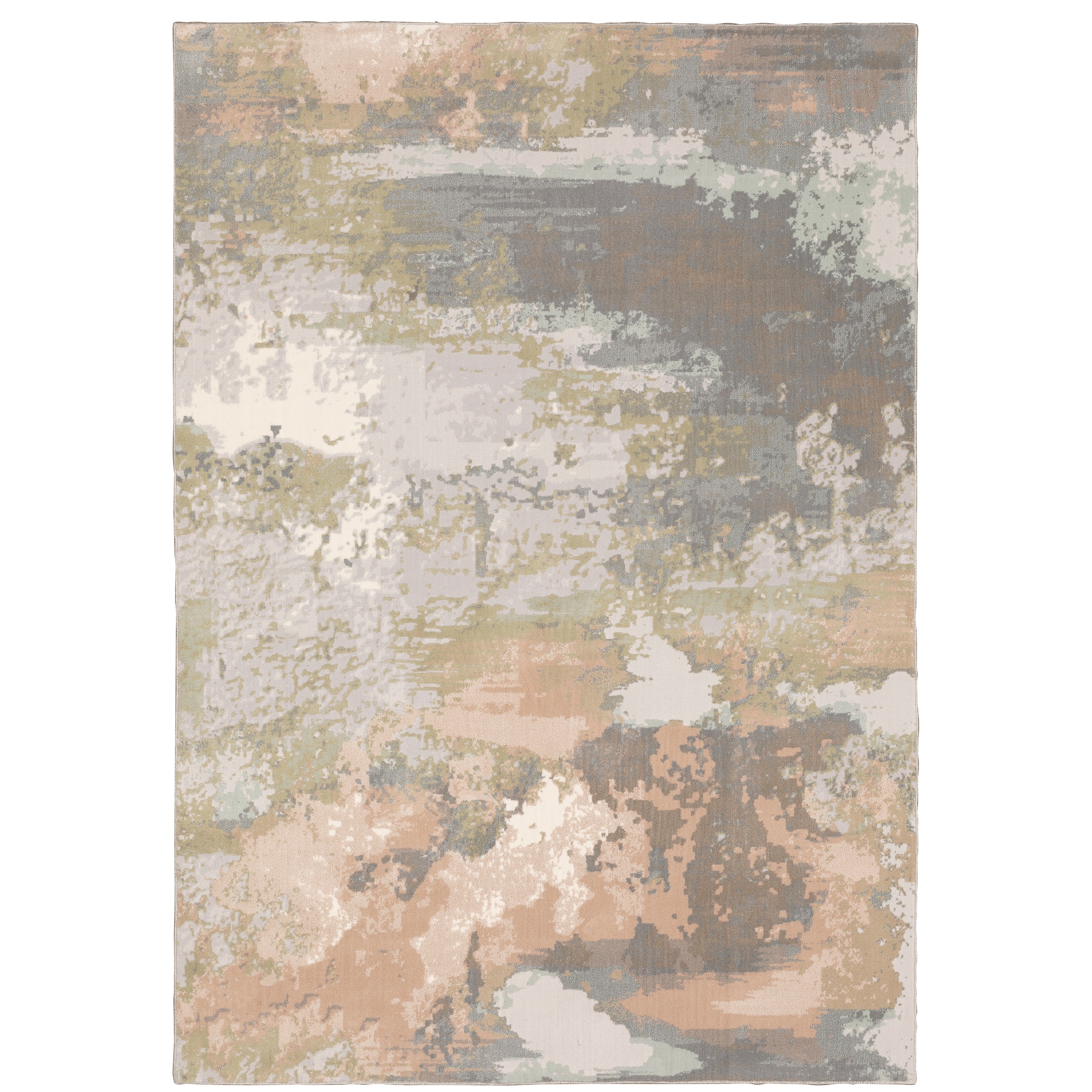 洋楽 RAKUTAO 91061 allen + roth Washable Tokali Medallion 8 X 10 (ft) Seafoam Indoor